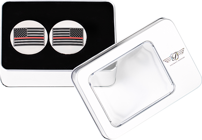 Figurati Designs Red Line Flag Swingarm Covers Inserts for 1980-2025 Harley