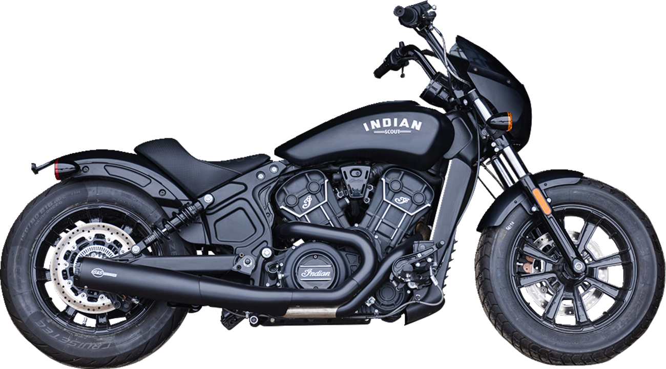 S&S Grand National 2:1 Exhaust System fits  2019-2023 Indian Scout Bobber Sixty