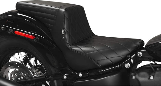 Le Pera Kickflip Diamond Stitch Seat 2018-25 Harley Softail FXLR  Low Rider FLSB