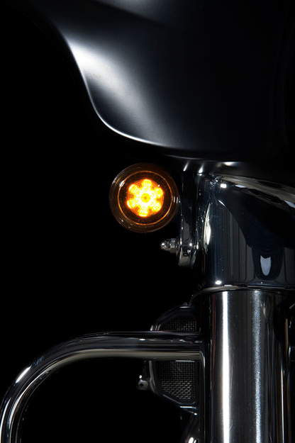 Custom Dynamics Probeam Amber White 1157 LED Smoke Lens Front Turn Signals