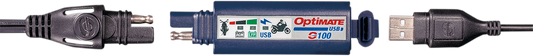 OptiMate USB Charger LED Motorcycle Battery Monitor O-100V3