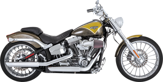 Vance & Hines 3" Twin Slash PCX Slip On Mufflers for 2007-2017 Harley Softail