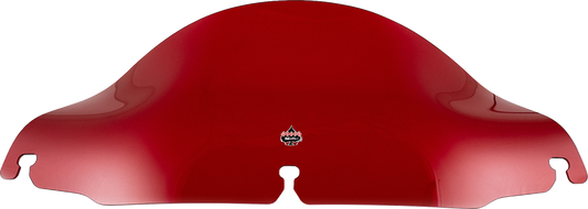 Klock Werks Kolor Flare 6.5" Red Windshield for 1996-13 Harley Touring FLHT FLHX