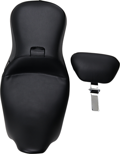 Le Pera Outcast Smooth Seat & Backrest fits 2008-2024 Harley Touring LK-997BR