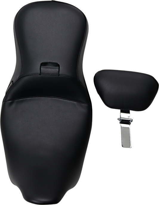 Le Pera Outcast Smooth Seat & Backrest fits 2008-2024 Harley Touring LK-997BR