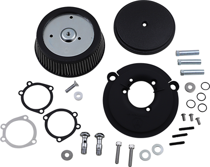 Arlen Ness Black Stage 1 Big Sucker Air Cleaner Kit 1988-2022 Harley Sportster