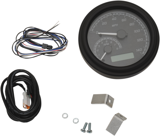 Dakota Digital Black MVX 140 Mph Tank Mounted Speedometer 2011-21 Harley Softail