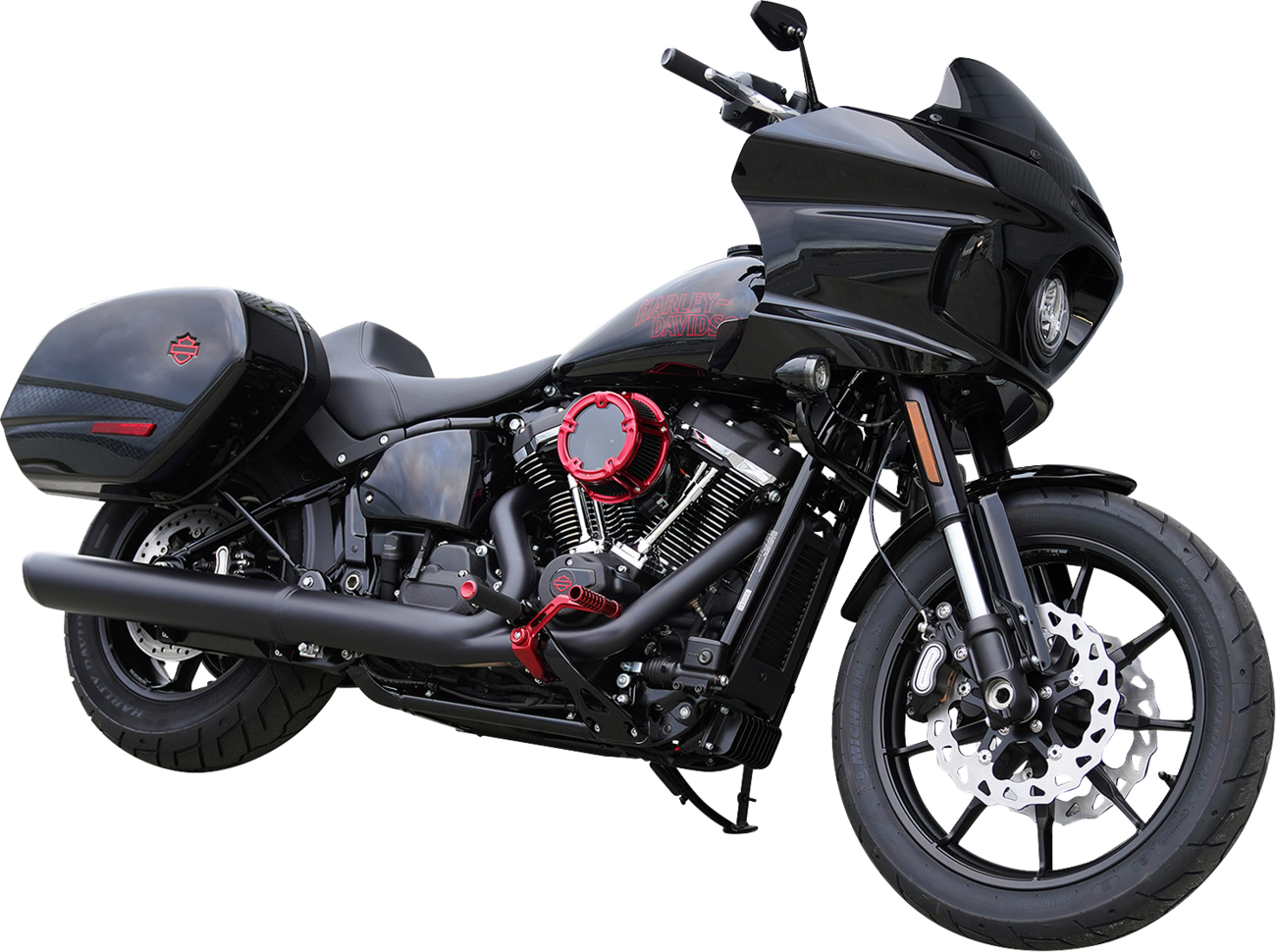 Arlen Ness Red Method Clear Series Air Cleaner Filter for 2023-2025 Harley M8