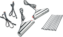 Ciro Chrome Fork Nav LED Turn Signal Light Kit for 2014-25 Harley Touring 40120