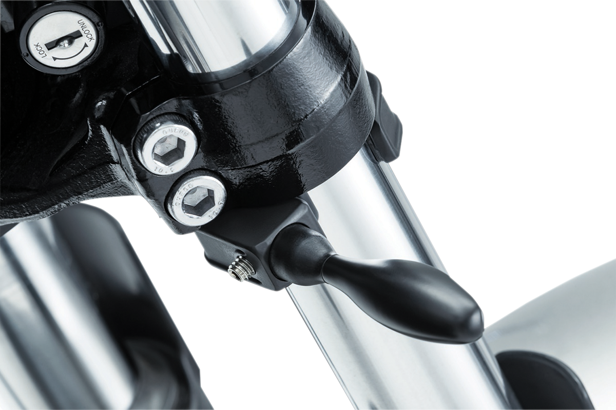 Kuryakyn 2580 Black Pipe Wrench 39-49mm Front Fork Tube Turn Signal Mount Clamp