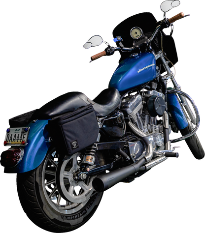 Trask Assault 2-1 Black Exhaust System fits 2004-2022 Harley Sportster 883 1200