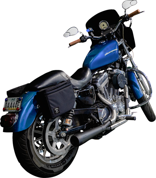 Trask Assault 2-1 Black Exhaust System fits 2004-2022 Harley Sportster 883 1200