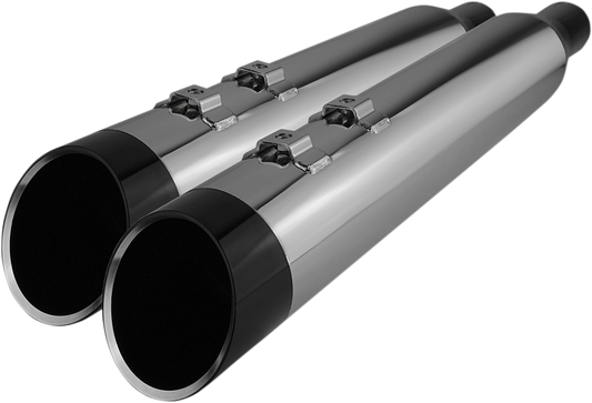 Khrome Werks HP-Plus Chrome Slip on Mufflers 1996-2016 Harley Touring FLHX FLHR