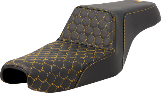 Saddlemen Step Up Gold Honeycomb Gel Seat for 2004-2022 Harley Sportster