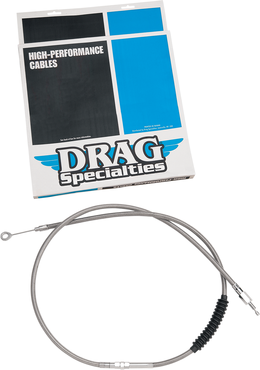 Drag Specialties Braided 68 11/16" Clutch Cable fits 1992-2005 Harley Dyna FXDWG