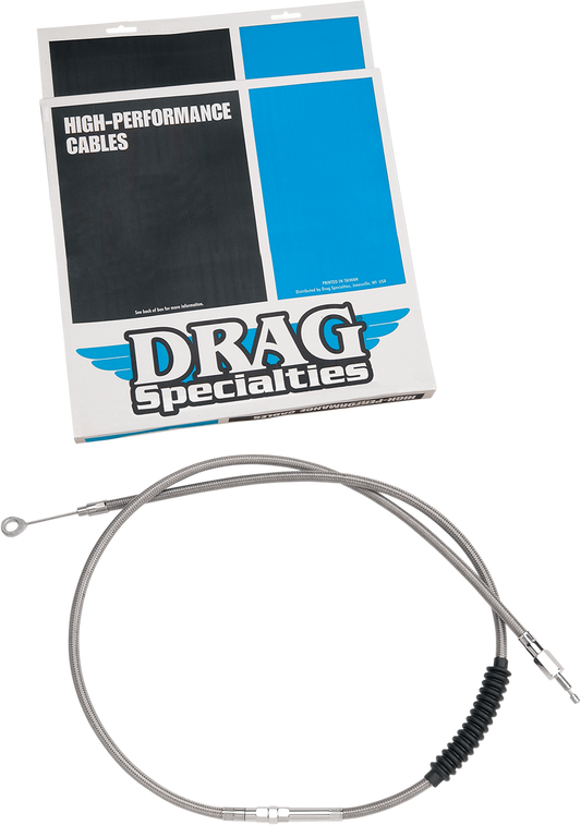 Drag Specialties Braided 68 11/16" Clutch Cable fits 1992-2005 Harley Dyna FXDWG
