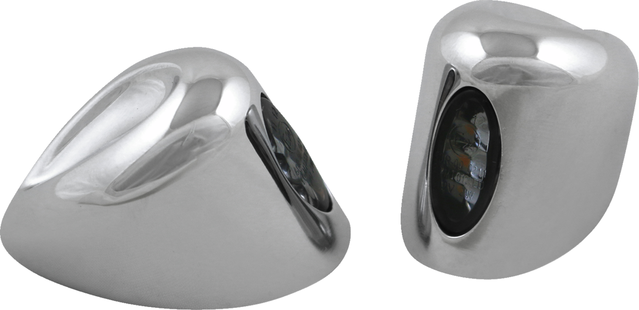 Kodlin Elypse LED Chrome Front Turn Signals for 2015-2024 Harley Touring Softail