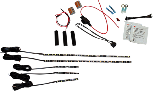 Custom Dynamics Magicflex 2 Pink LED Motorcycle Engine Accent Light Kit