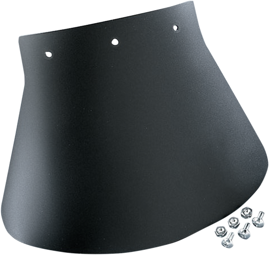 Drag Specialties Single Black Rubber Front Universal Motorcycle Mud Flap Harley