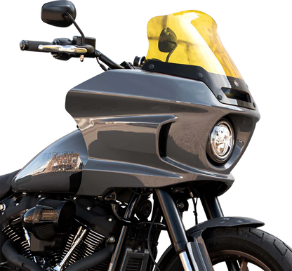 Klock Werks Kolor Flare 8" Yellow Windshield 2022-2024 Harley Softail Low Rider