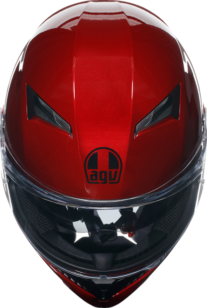 AGV K3 Mono Competizione Red Unisex Adult Motorcycle Street Full Face Helmet