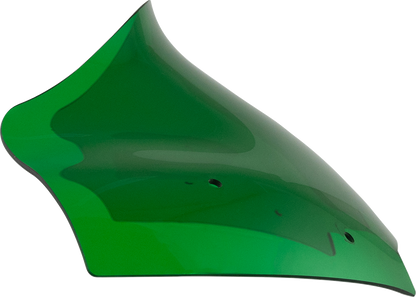 Klock Werks Kolor Flare 10" Green Windshield for 2023-25 Harley Road Glide FLTR