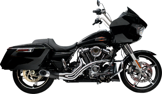Trask Up Yours 2-1 Chrome Exhaust System fits 2017-2025 Harley Touring TM-5760CH