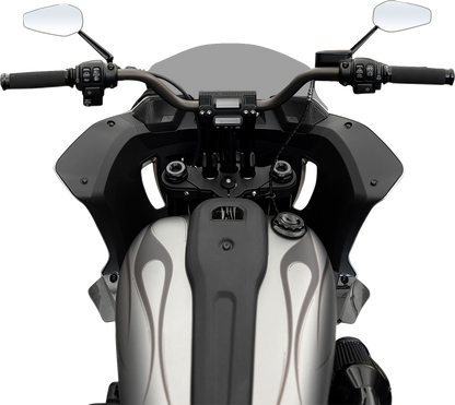 Kodlin Fastback Black 8" Straight Handlebar Risers for 2018-2024 Harley Softail