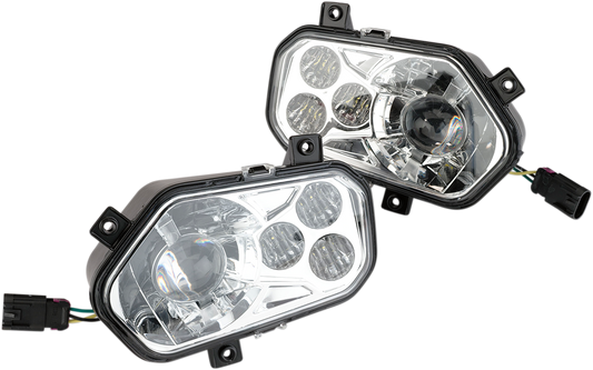 Moose Utility Replacement LED Headlights 2006-2020 Polaris ATV UTV Models