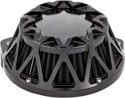Arlen Ness Crossfire Black Air Cleaner Filter Kit 2017-2023 Harley Davidson M8