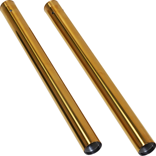 Arlen Ness 49mm +2" Gold Front Fork Tubes for 2018-2023 Harley Softail FXST FXBB