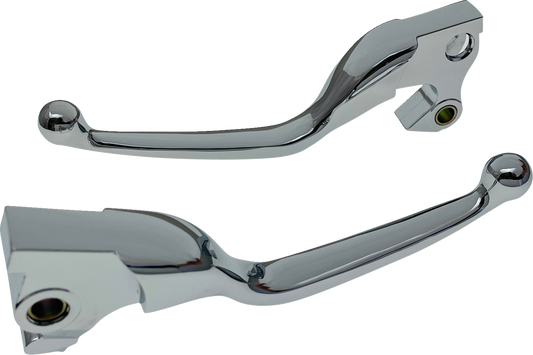 Drag Specialties Narrow Chrome Brake Clutch Hand Levers 2014-22 Harley Sportster