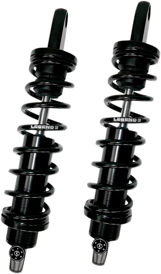 Legend Revo-A Heavy Duty 12" Adjustable Rear Shocks 1999-2024 Harley Touring