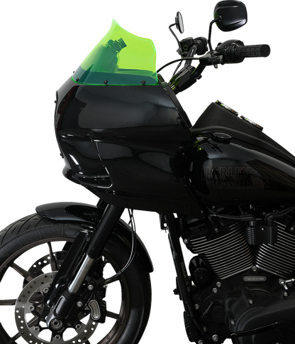 Klock Werks Kolor Flare 9" Green Ice Windshield fits Harley FXRP Style Fairing