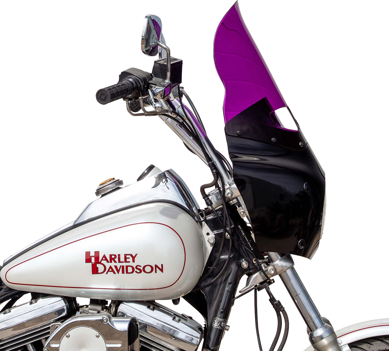 Klock Werks 15" Kolor Flare Purple Road Warrior Fairing Motorcycle Windshield