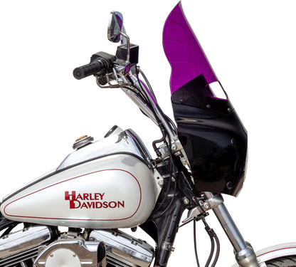 Klock Werks 15" Kolor Flare Purple Road Warrior Fairing Motorcycle Windshield