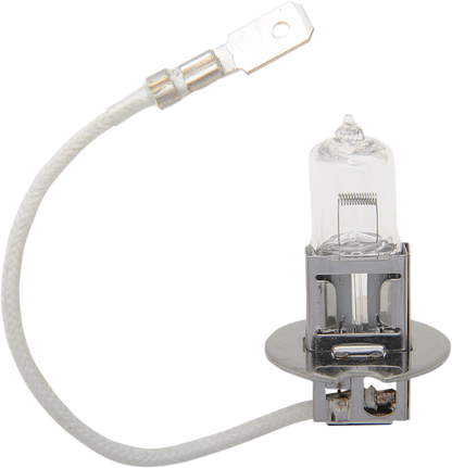 Drag Specialties White 55W Halogen PK22s H3 Front Motorcycle Headlight Bulb