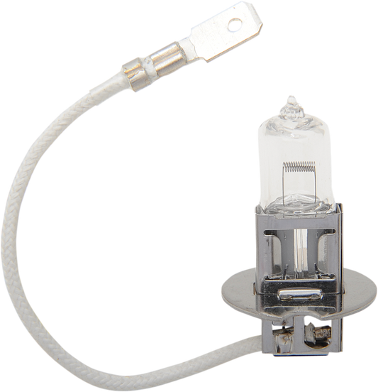 Drag Specialties White 55W Halogen PK22s H3 Front Motorcycle Headlight Bulb