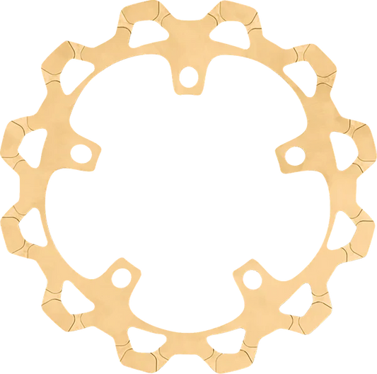 Lyndall Racing One Piece Gold Front Brake Rotor for 2024 Harley FLTRX Road Glide