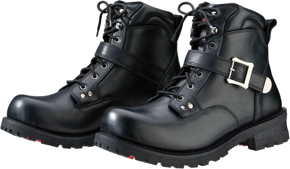 Z1R Trekker Mens 10.5 Black Motorcycle Riding Dual Sport Street Racing Boots