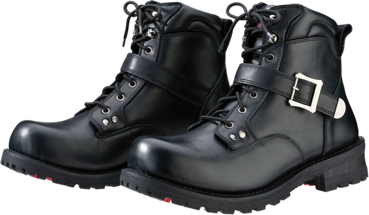Z1R Trekker Mens 10.5 Black Motorcycle Riding Dual Sport Street Racing Boots