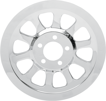 Drag Specialties Chrome Outer Pulley Cover for 2007-2017 Harley Softail FLST