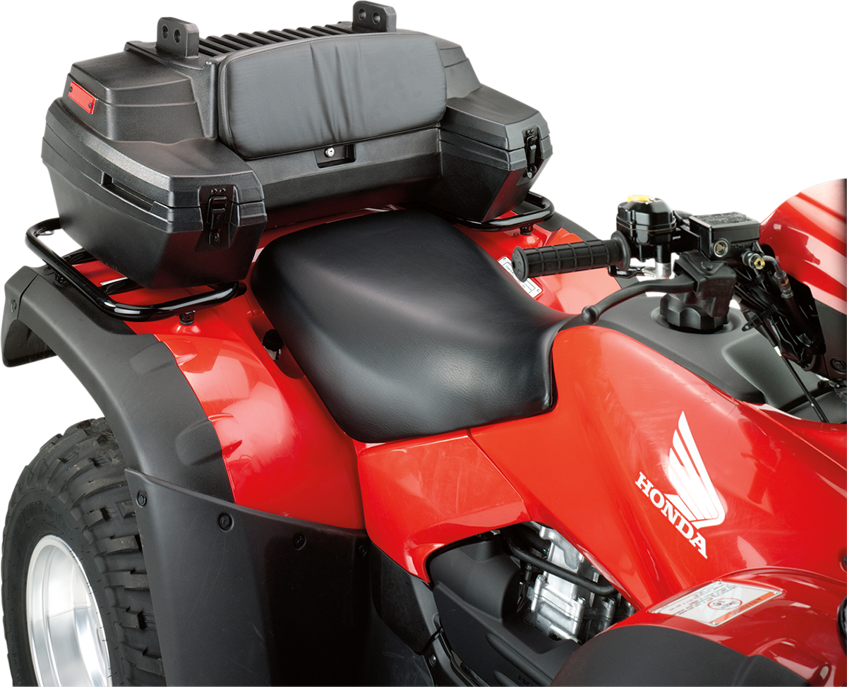 Moose Black Lockable Outdoorsman Rear Storage Rack Cargo Trunk & Brake Light