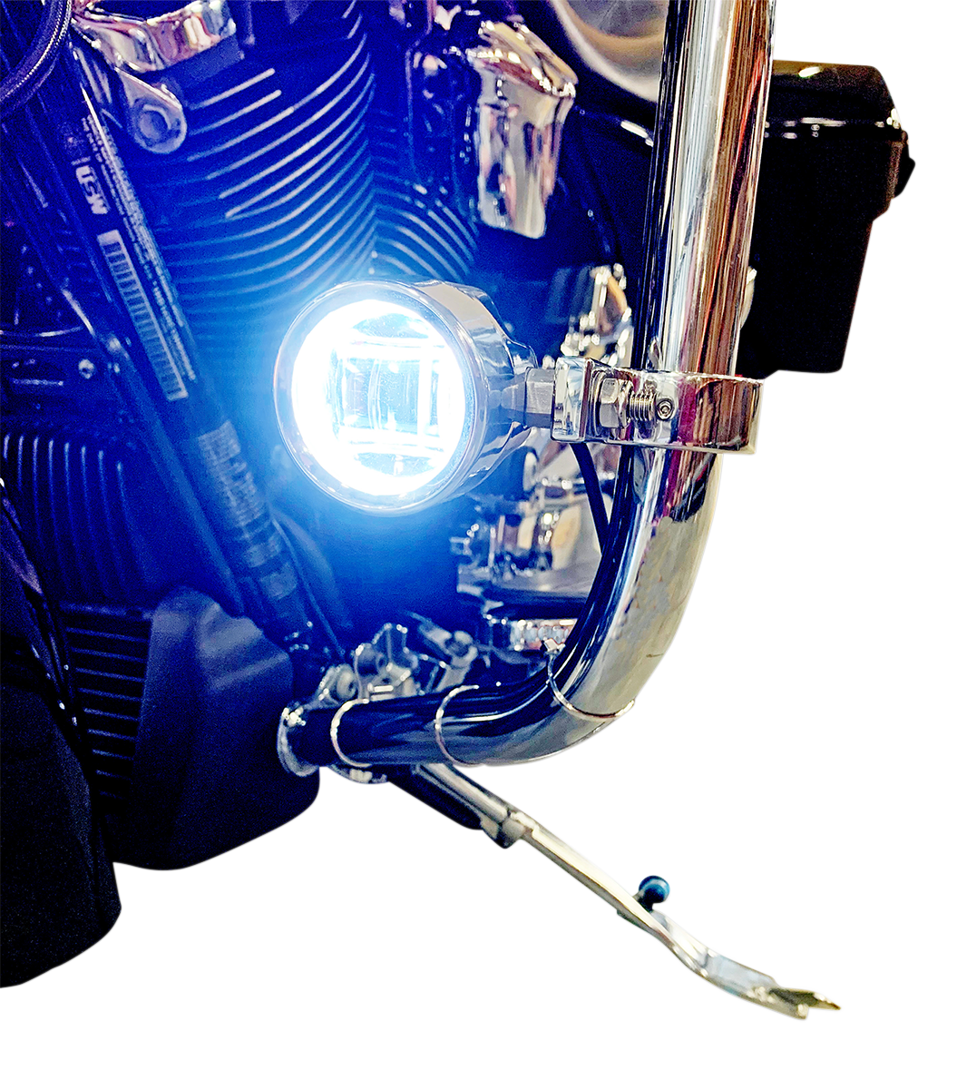 Custom Dynamics Chrome Probeam LED Fog Light Kit 14-23 Indian Chief Roadmaset