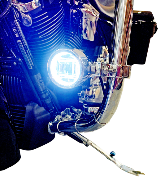 Custom Dynamics Chrome Probeam LED Fog Light Kit 14-23 Indian Chief Roadmaset