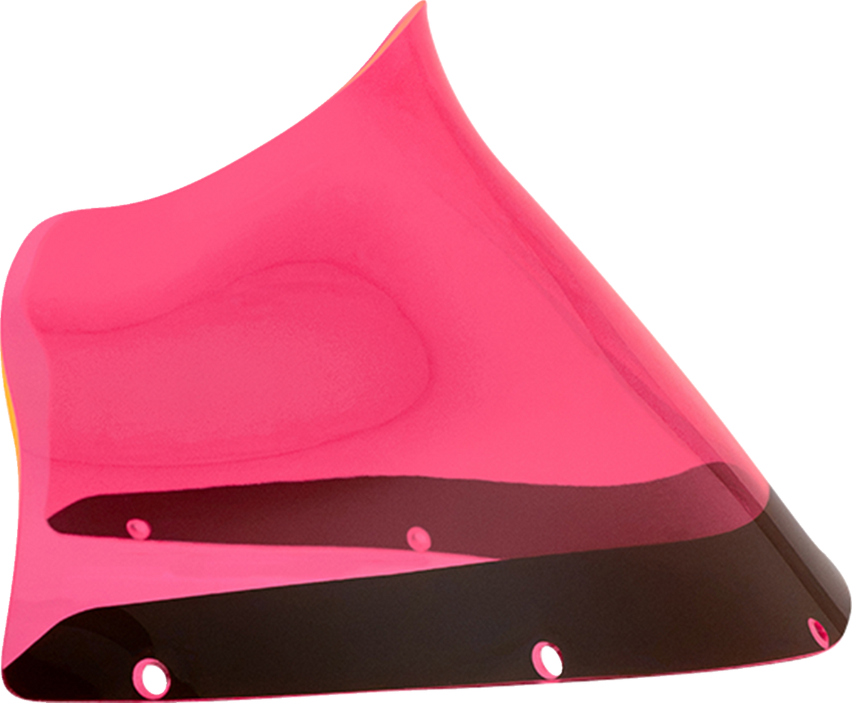Klock Werks Kolor Flare 9" Pink Ice Windshield fits Harley FXRP Style Fairing