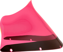 Klock Werks Kolor Flare 9" Pink Ice Windshield fits Harley FXRP Style Fairing