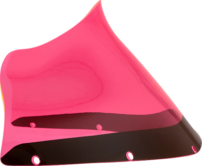 Klock Werks Kolor Flare 9" Pink Ice Windshield fits Harley FXRP Style Fairing