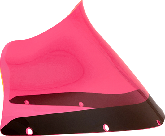 Klock Werks Kolor Flare 9" Pink Ice Windshield fits Harley FXRP Style Fairing