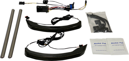 Custom Dynamics Smoke Low Profile Saddlebag Lights for 2015-24 Indian Chieftain